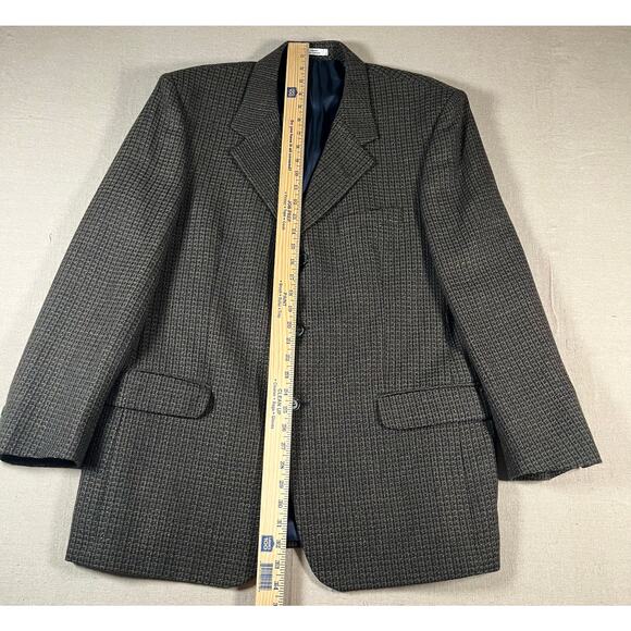 Mondo Uomo Blazer Sport Coat Mens 42R Vtg Wool Alpaca Blend Academia - Picture 8 of 11